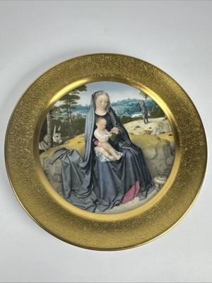 1978 Pickard Christmas Plate Rest on Flight into Egypt Gerard David 4920/10,000