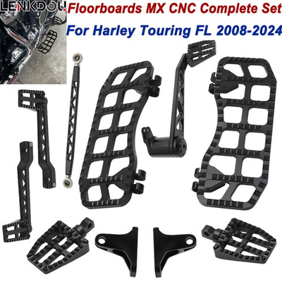 #ad #ad Floorboards MX Foot Road King For Harley Touring 2008 14 2024 Brake Shift Lever $275.49