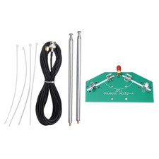 V Dipole Antenna SMA Female Interface Telescopic Antenna 78M  415MHz FM