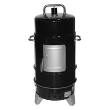 Grill Boss Vertical Charcoal Smoker, 4 Tier, 564 Sq In, Black (Open Box)