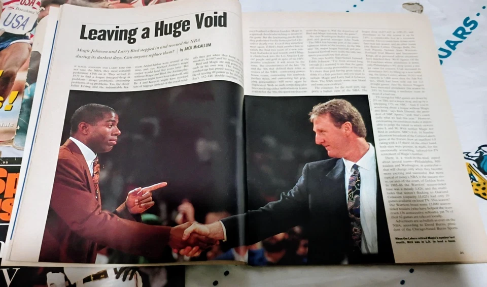 Sports Illustrated 1992 Barry Bonds, George Brett, Steve Young, ¡HOF en su mejor momento!! Foto 3 de 4