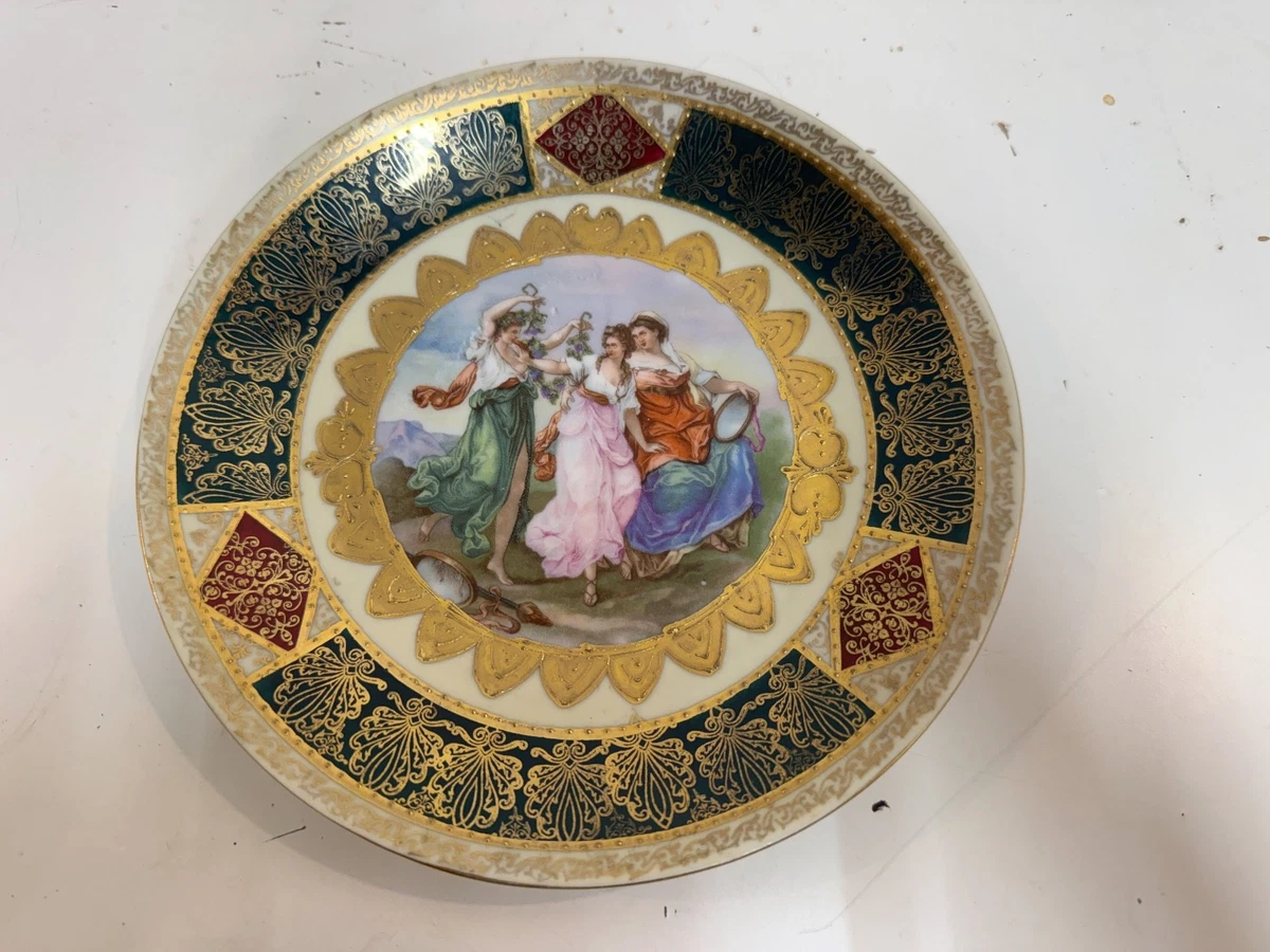 Royal Vienna Plate In Antique Ceramic & Porcelain Plates