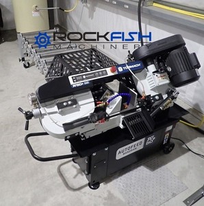 Tormach AF50+ Autofeed Bandsaw with Roller table. Never cut a chip