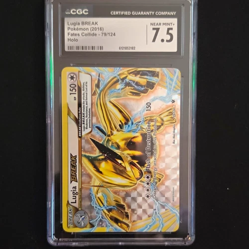 Lugia Break 79/124 Fates Collide CGC 7.5 Near Mint +