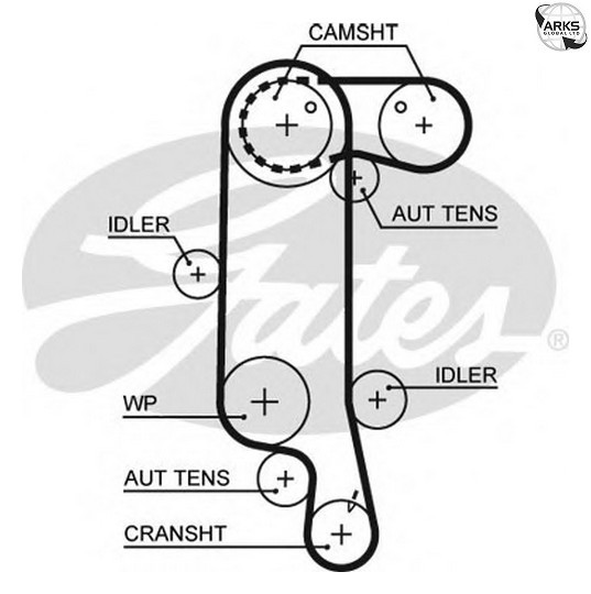 For AUDI A2 8Z0 Seat Altea 5P1 Cordoba Skoda Volkswagen VW 1.4 1.6. Timing Belt - Image 30