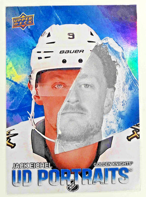 2025-26 Upper Deck UD Portraits #P55 Jack Eichel Vegas Golden Knights