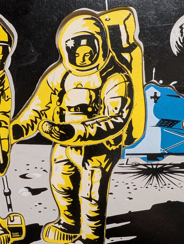 Vintage 1974- JUDY INSTRUCTO PUZZLE- USA Wood Astronaut Man on the Moon Complete - Image 3 of 4