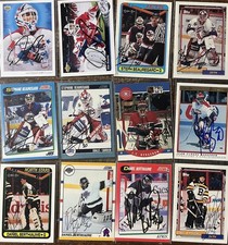 AUTOGRAPH GOALIE U PICK 75+ HOCKEY SINGLES-DRAPER IRBE RC TRETIAK Hand Signed