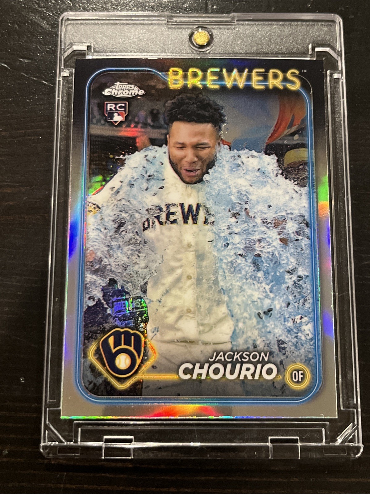 2024 Topps Chrome Update Series - Image Variation Jackson Chourio #USC18 (RC)