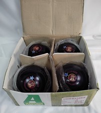 Almark Commander Lawn Bowls Set Size 3 Black Heavy/HY/RC014/38