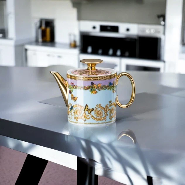Versace Rosenthal Le Jardin Teapot - Thumbnail 2