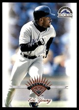 Eric Young 1997 Leaf #225 Colorado Rockies MLB READ FREE SHIPPING AutographDen