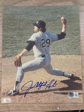 Jim Hunter Autographed 8x10 Beckett CoA BT79511