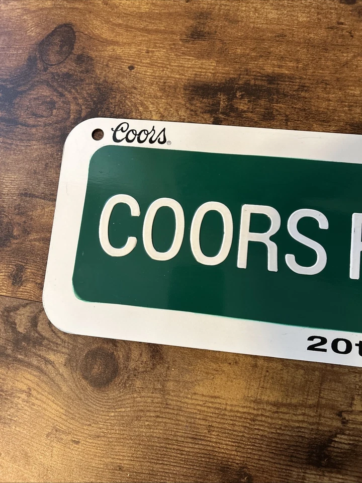 Colorado Rockies Coors Field 20th & Blake St Metal Sign Street Sign Look 22 x 6” - Image 4 of 4