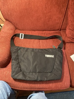 Thule Sweden Black Messenger Bag Crossbody Travel Laptop Shoulder Bag