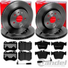 brembo BREMSSCHEIBEN + BEL&Auml;GE VORNE + HINTEN passend f&uuml;r MERCEDES GLC X253 C253