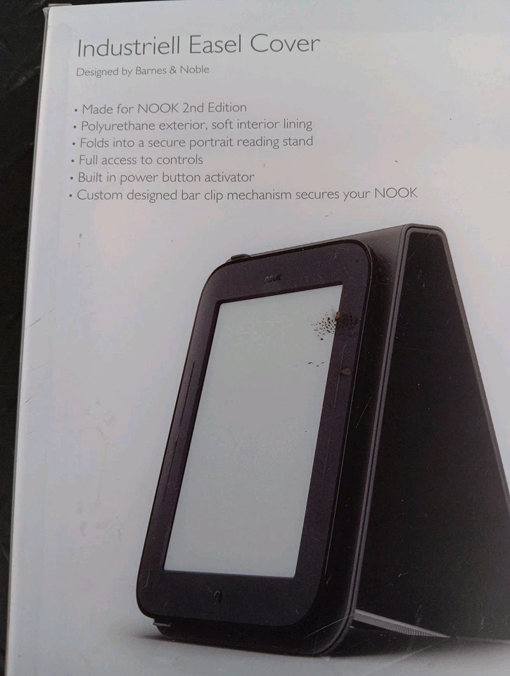 BARNES & NOBLE NOOK 2ND EDITION INDUSTRIELL COVER CARBON INDUSTRIAL COVER NEW!!! - Image 3 of 4