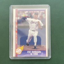 Pacific 1991 Nolan Ryan Texas Express 232 Strikeouts #73 Texas Rangers Baseball