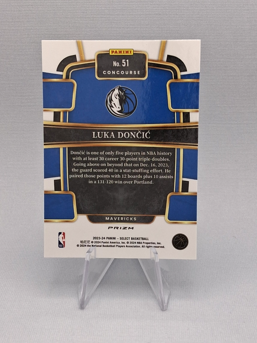 2023-24 Panini Select Concourse Tectonic Prizm #51 Luka Doncic | eBay