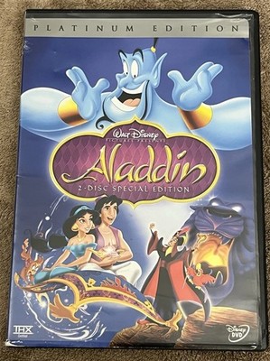 Aladdin (DVD, 2004, Two-Disc Platinum Edition) Robin Williams 