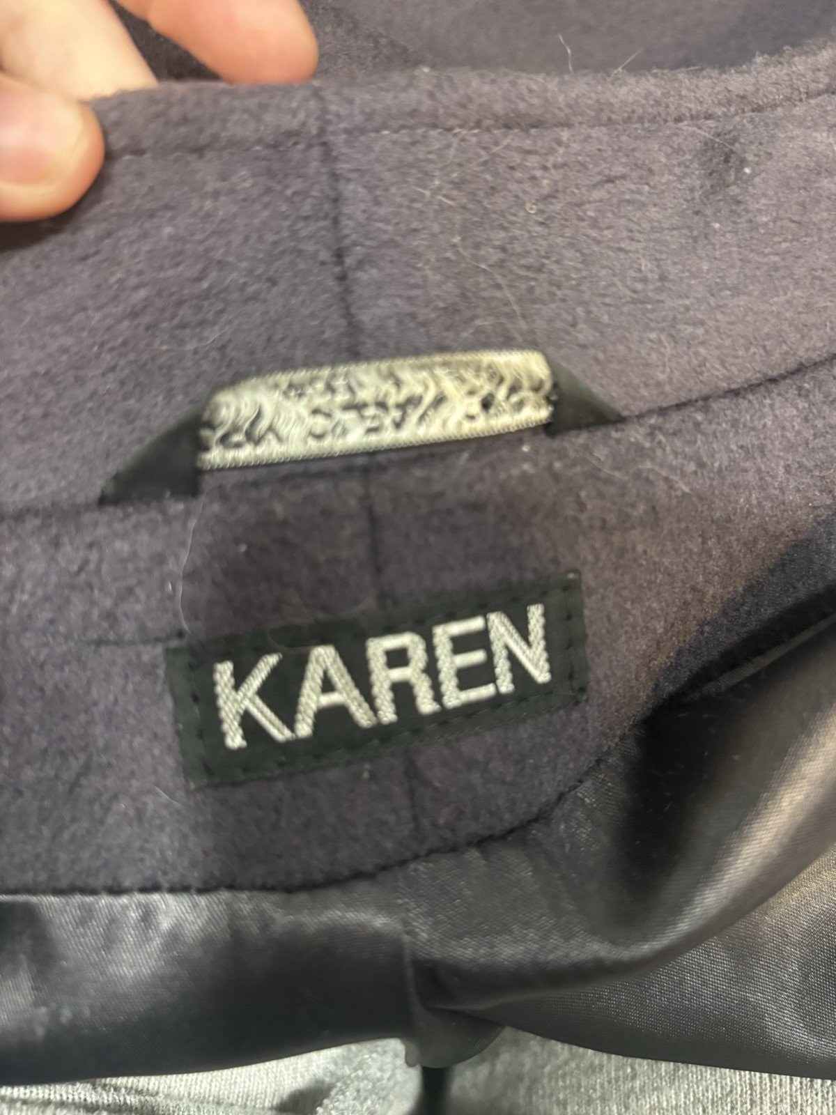 Karen Dark Gray Trench Coat