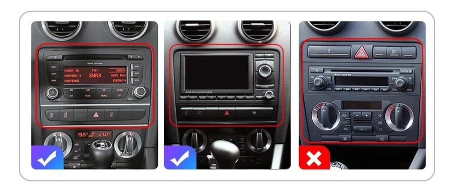 Autoradio Android 13 7” per Audi A3 8P (2003–2012) – GPS Navigatore, CarPlay - Immagine 2 di 4