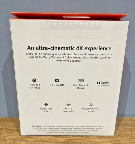 Amazon Fire TV Stick 4K Ultra HD Streamer mit Alexa-Sprachfernbedienung - Picture 6 of 7
