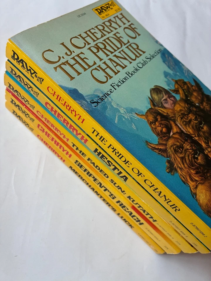 Vintage C.J. Cherryh Lot of 5 Paperback Daw Yellow Spine | BRAND NEW - Image 2 of 3
