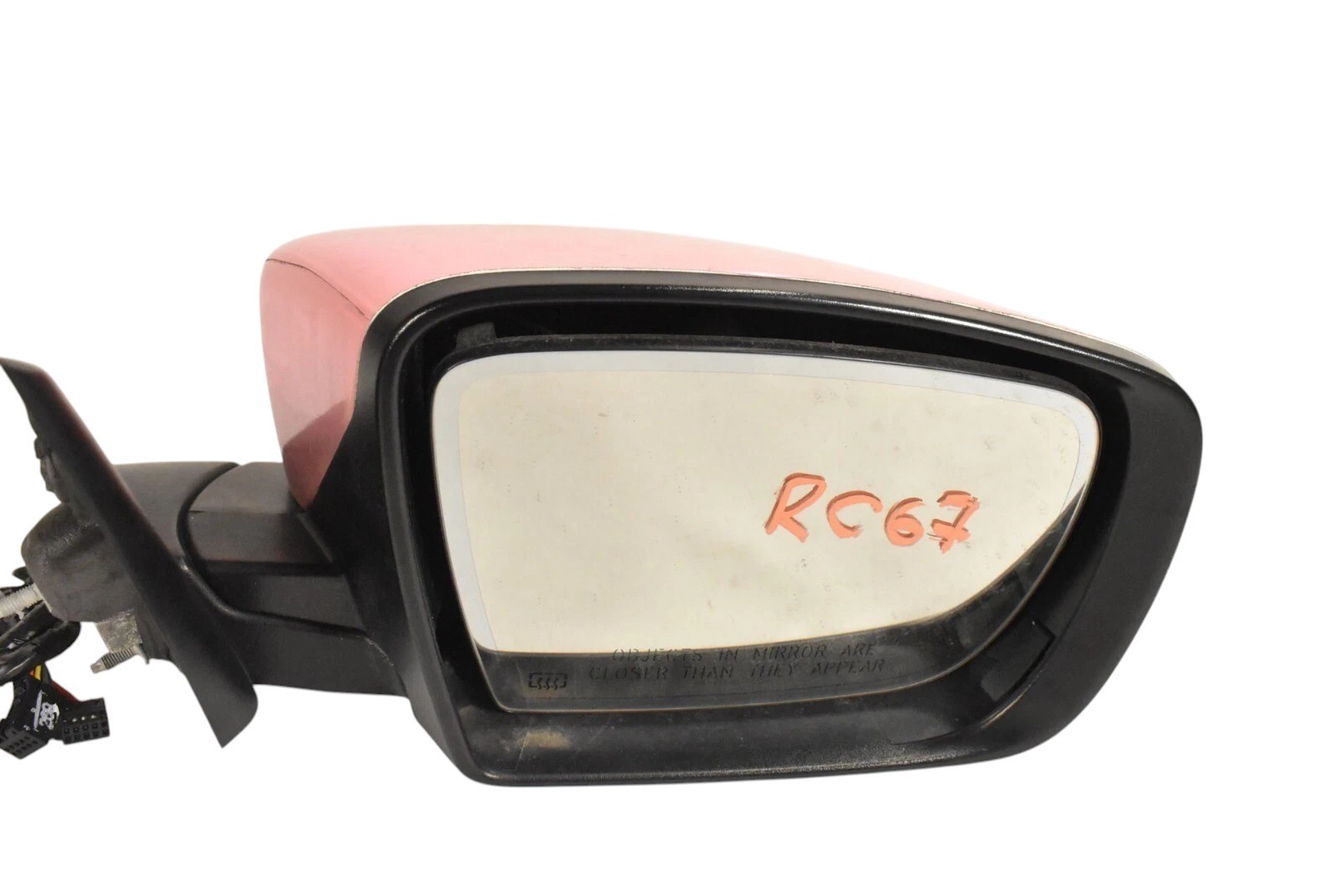 14-17 Maserati Ghibli Front Right Side Rear Door View Mirror Assembly Pink OEM