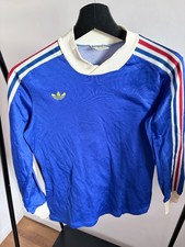 Maillot football vintage Adidas France année 70/80 manches longues #9 Fab France