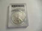 2018 W Burnished US Silver American Eagle PCGS SP70