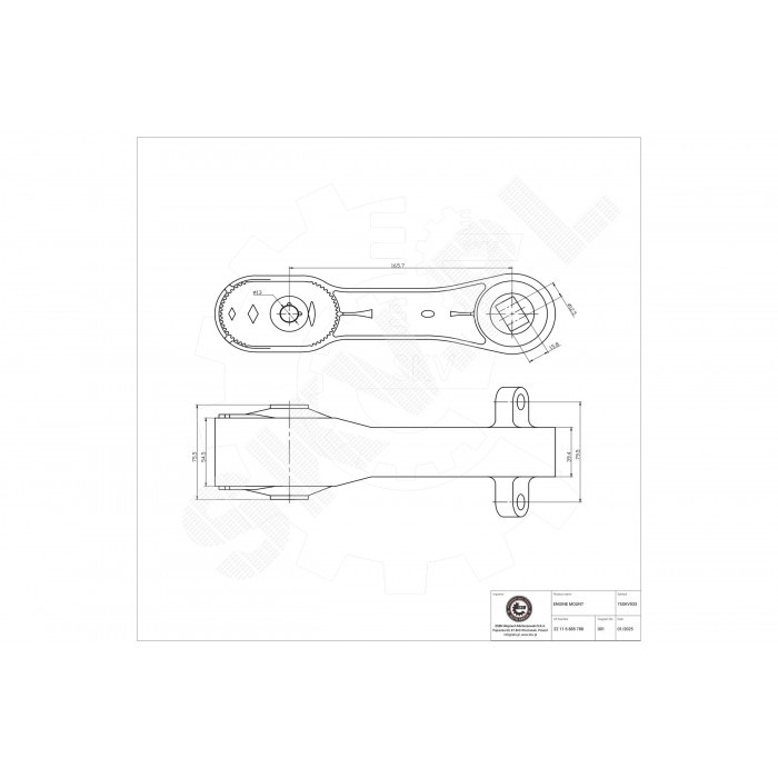 Support moteur arrière de remplacement pour Mini Cooper D et BMW