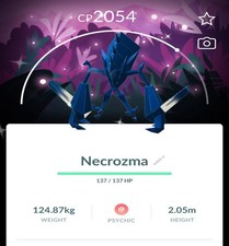 Shiny Necrozma with special background - Read description