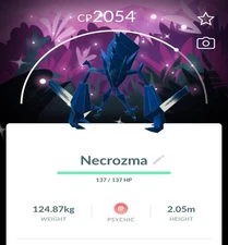 Shiny Necrozma with special background - Read description
