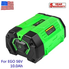 10.0Ah For Genuine EGO BA5600T Power + 56V 10Ah Lithium-Ion Battery Replace