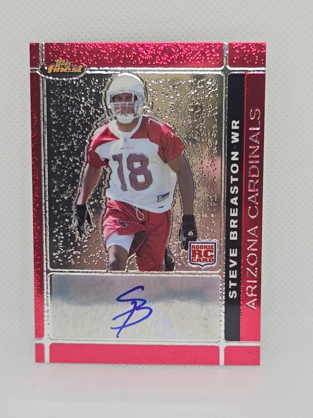 Steve Breaston Finest #140 Autograph