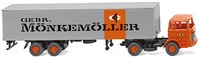 Wiking Lkw Mb 1620 K-Sz Koffersattelzug Gebr. MöNkemöLler 054201