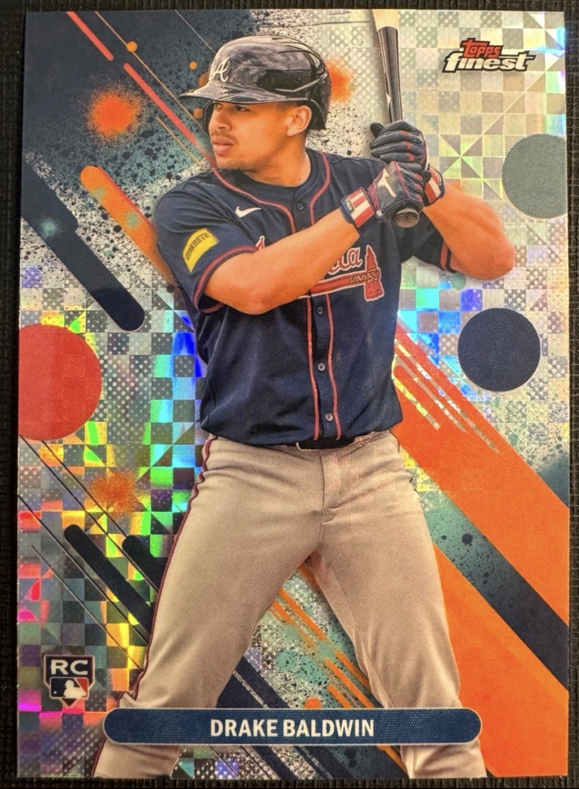 2025 Topps Finest DRAKE BALDWIN Rookie (RC) X-Fractor Atlanta Braves #21 Common