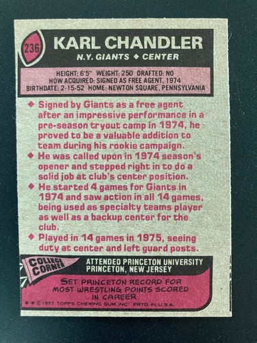 1977 Topps Football Cards #200-299 Pick from photos .10¢ shipping after 1st one! - Picture 91 of 265