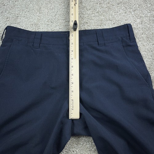 Pantalones chinos Bluffworks para hombre 32 azules causales oficina carrera cercanías viaje 32x27 - Imagen 9 de 11