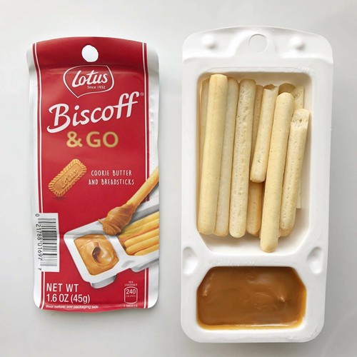 6 x Lotus Biscoff & GO - Dip, Breadsticks, Crunchy Spread, Caramelised Biscuit