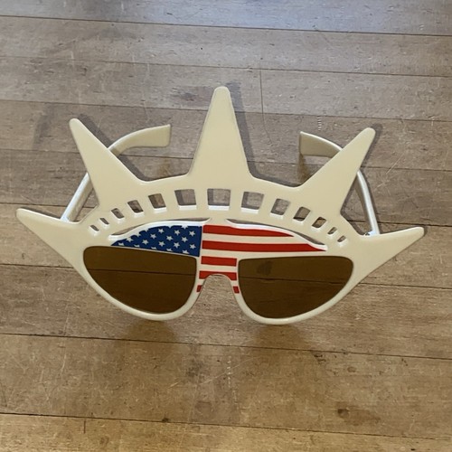 Gafas de sol retro vintage años 70 NYC Estatua de la Libertad 4 de julio Taiwán - Imagen 3 de 20