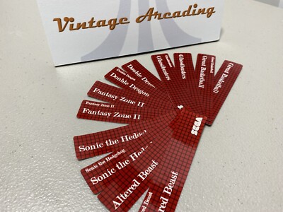 Sega Master System Replacement Game Labels CHOOSE YOUR LABEL!!