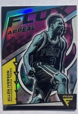 Allen Iverson 2020 Panini Flux Flux Appeal Silver Prizm #19