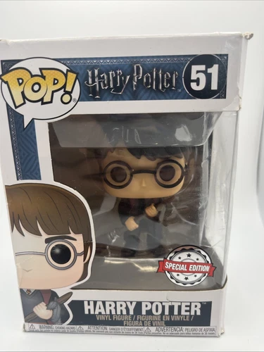 Used Funko Pop! Vinyl: Harry Potter - Harry Potter (w/ Firebolt) - Box Lunch...