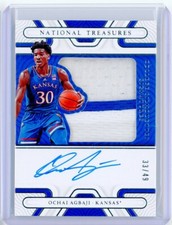 2022-23 Panini National Treasures OCHAI AGBAJI Jersey Patch AUTO RC RPA 33/49