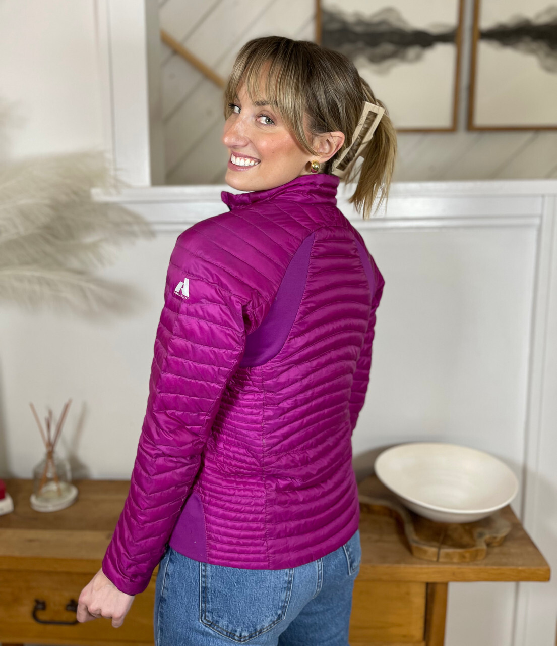 Eddie Bauer Microlight Down Jacket Women's Medium… - image 4