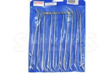 Shars 7" 10 PCS Double End Diamond Diemaker's Riffler Files Set New !
