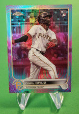 2022 Topps Chrome Sonic Oneil Cruz Aqua/Pink Sonic Pulse Refractor Rookie  /199
