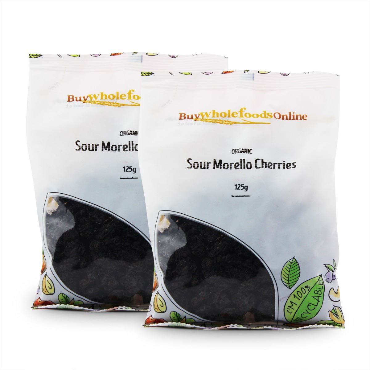 Organic Morello Cherries (Sour) 250g | BWFO | Free UK Mainland P&P